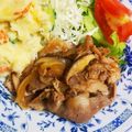 のり子のおかず♪'s cooksnap of when they made 野菜がうまい♬豚こま肉でしょうが焼き(風.