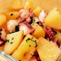 たまみー*'s cooksnap of when they made タコとじゃが芋のニンニク紫蘇バター炒め❤.