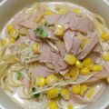 むぴょこぴょこん's cooksnap of when they made めんつゆと牛乳で作る和風クリームパスタ.