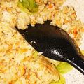 Sのママ's cooksnap of when they made 失敗なし！簡単★鮭レタスチャーハン.