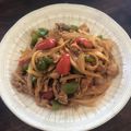 モコ２モコ太's cooksnap of when they made 豚こまとパプリカのハニーケチャップ炒め.