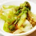 vignemale's cooksnap of when they made シャッキシャキ☆レタスのお浸し！.