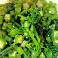 当帰芍薬散's cooksnap of when they made つるむらさきとおくらのおひたし.