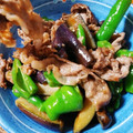 chako太郎's cooksnap of when they made 牛肉となすとピーマンの甘辛しょう油炒め♪.