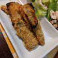 A子／平日のおやつ's cooksnap of when they made 揚げないで作るよ！イワシのフライ.