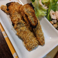 A子／平日のおやつ's cooksnap of when they made 揚げないで作るよ！イワシのフライ.