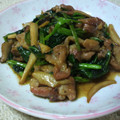 まいげん's cooksnap of when they made 10分で完成！ほうれん草と豚小間の炒め.