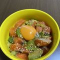 綸子*'s cooksnap of when they made 簡単☆サーモンとアボカドの漬け丼☆.