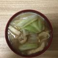 かおり♡♡♡'s cooksnap of when they made キャベツと油揚げのお味噌汁.