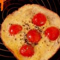 おすしが好き's cooksnap of when they made レンジで卵とトマト☆簡単ヘルシーオムレツ.