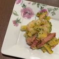 ＊おやだま＊'s cooksnap of when they made 居酒屋味ゴーヤとソーセージかき揚げ天ぷら.