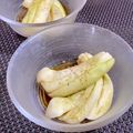 ☆あいちゃん's cooksnap of when they made レンジで簡単☆焼きなすの山椒たれ☆.