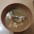 ラリー＆サラ's cooksnap of when they made 長なす・豆腐・油揚げの味噌汁.