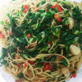 さくら2016's cooksnap of when they made 青唐辛子とたっぷり韮のやみつき塩焼きそば.