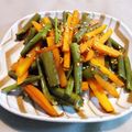 ペキのリリー's cooksnap of when they made 空心菜の茎とにんじんのきんぴら.