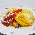 commeline's cooksnap of when they made 隠し味のテクで本格的♪ケチャップライス♪.