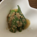 うなちゃん！'s cooksnap of when they made オクラの簡単ごま和え！お弁当に.