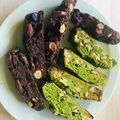 dohaland's cooksnap of when they made バレンタイン チョコレート ビスコッティ.