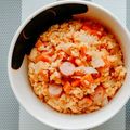 いちごあめ、's cooksnap of when they made 玄米ごはんでパラパラ炒飯.