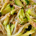 TBF's cooksnap of when they made 簡単やみつき☆もやしときゅうりのツナ和え.
