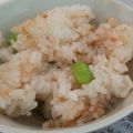 あゆたっくん's cooksnap of when they made 梅＋枝豆＋ごはん＝さっぱり混ぜごはん！.