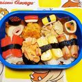 べちぽん's cooksnap of when they made キャラ弁　お寿司風のお弁当.