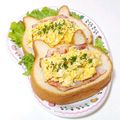 うまうま・らぶ's cooksnap of when they made ☆メープルベーコンエッグ・オープンサンド.