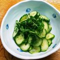 プルンバゴ's cooksnap of when they made きゅうり、大葉の超簡単浅漬け.