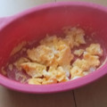 きらり流れ星's cooksnap of when they made レンジで簡単いり卵.