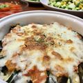 Superlittleboo's cooksnap of when they made 茄子とズッキーニのトマトチーズグリル.