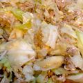 ねこねこさーん's cooksnap of when they made もやしきゃべつツナの卵炒め★.