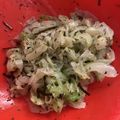 ひろひろみんご's cooksnap of when they made キャベツの塩昆布とゆかり和え.