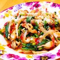 かわゆう1211's cooksnap of when they made ほうれん草とベーコンのケチャップ炒め♬.