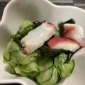 らんとこなん's cooksnap of when they made たこわかめきゅうりの酢のもの.