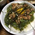 クック8J0LFQ☆'s cooksnap of when they made 混ぜて乗せるだけ♪めかぶのねばねば丼.