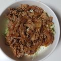 クック7RHNLT☆'s cooksnap of when they made 豚肉の甘辛丼.