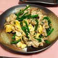 nosso's cooksnap of when they made ☆☆豚肉とニラの卵炒め☆☆.