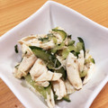 RINクック's cooksnap of when they made 鶏ささみと三つ葉の梅酢和え♪.