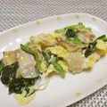 ジョングレ's cooksnap of when they made 小松菜と豚肉の卵炒め.