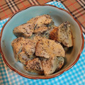 お山のエイ's cooksnap of when they made 里芋の黒ごまマヨあえ.