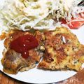 クックHBQ370☆'s cooksnap of when they made 簡単！豪華！豚薄切りで三つ折りピカタ♡.