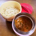 pinkあゆみん's cooksnap of when they made 適当！簡単！坦々風つけうどん)^o^(.