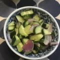 なーみなみ's cooksnap of when they made 枝豆ときゅうりの塩昆布オニオンマリネ.