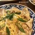 Hina♥'s cooksnap of when they made 冷製豚しゃぶとオクラの和風パスタ.