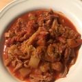 Yokchina's cooksnap of when they made サヴォイキャベツとトリッパのトマト煮.