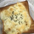 240915's cooksnap of when they made カレーパウダーで♡チーズトースト.