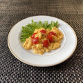 ゆみクローバー's cooksnap of when they made ［時短ミニトマト 卵 中華炒め＊お弁当］.
