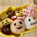 railakuma's cooksnap of when they made ハロウィン弁当 キャラ弁 幼稚園 遠足.