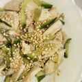 まりゆりひろこ's cooksnap of when they made ごま油香る！鶏胸肉ときゅうりの和え物.
