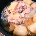 K96's cooksnap of when they made 煮るのは5分！豚こまとじゃが芋の煮物♪.